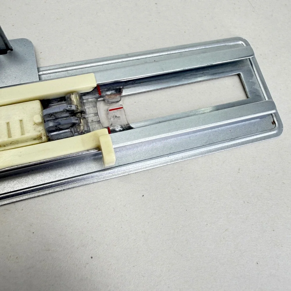 Original SINGER One Step Buttonhole Foot Vintage Sewing Machine Attachment